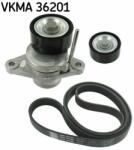 SKF Set curea transmisie cu caneluri SKF VKMA 36201 (VKMA 36201) - automobilus