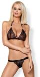 Obsessive 828 csipkés fekete garnitúra - L/XL