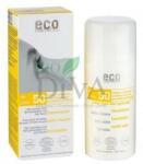 eco cosmetics Loțiune fluidă cu protecție solară SPF 50 cu goji și rodie Eco Cosmetics 100ml