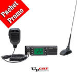 PNI Statie radio CB PNI Escort HP 9500 ASQ, 12V 24V, mufa de bricheta inclusa + Antena CB PNI Extra 48 lungime 45 cm + Baza magnetica (PNI-HP9500 + PNI-EXTRA48) Statii radio