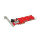 Roline PCI-E Card, Raid, 2x M. 2 SATA + 2x SATA, 15.06. 2119 - BestPC