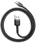 Baseus Cafule USB-A - Type-C adatkábel, 0, 5m, szürke/fekete (CATKLF-AG1)