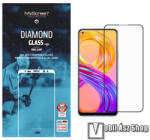 MyScreen Realme 8, 8 Pro, MYSCREEN üvegfólia, Full cover, 0, 33mm, 9H, Full glue, Fekete