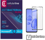 Cellularline SAMSUNG Galaxy A52 5G (SM-A526F), Galaxy A52 4G (SM-A525F), CELLULARLINE ANTIBIOM üvegfólia, 9H, Full cover, Fekete (TEMPMICRCAGALA52K)