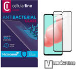 Cellularline SAMSUNG Galaxy A41 (SM-A415F), CELLULARLINE ANTIBIOM üvegfólia, 9H, Full cover, Fekete (TEMPMICRCAGALA41K)