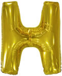 Riethmüller Fólia léggömb, "H" betű, arany, 97 cm