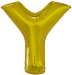 Riethmüller Fólia léggömb, "Y" betű, arany, 98 cm