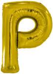 Riethmüller Fólia léggömb, "P" betű, arany, 99 cm