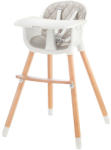 KinderKraft Sienna 2in1 gri Scaun de masa bebelusi, inaltator