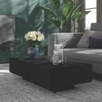 vidaXL Măsuță de cafea, negru, 115x60x31 cm, lemn prelucrat (803390) Masa de cafea
