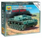 Zvezda Sturmgeschütz III Ausf. B 1: 100 makett harcjármű (6155) (6155)