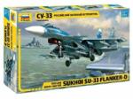 Zvezda Sukkoi SU-33 Russian Naval Fighter 1: 72 makett repülő (7297) (7297)