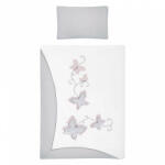 Belisima 6-részes ágyneműhuzat Belisima Butterfly 100/135 szürke - pindurka