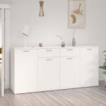 vidaXL Servantă, alb, 160x36x75 cm, lemn prelucrat (3074927) Comoda