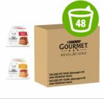 Gourmet Gourmet Pachet economic Revelations Mousse Hrană pisici 48 x 57 g - Somon și ton