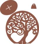  Fa ékszertartó fa kör formában 7