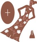  Fa ékszertartó női alak 9