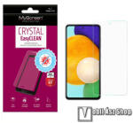 MyScreen CRYSTAL BacteriaFREE képernyővédő fólia - CRYSTAL - 1db, törlőkendővel, antibakteriális, A képernyő sík részét védi! - SAMSUNG Galaxy A52 5G (SM-A526F) / A52 4G (SM-A525F) / A52s 5G (SM-A528B / SM-A52
