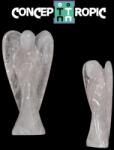  Inger din Cuart Roz - 78-81 x 35-40 x 13-15 mm - 1 Buc