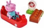 BIG Joc de construit Peppa Pig Starter Sets PlayBIG BLOXX cu o figurină într-o barcă de la 1, 5-5 ani (BIG57151-A)