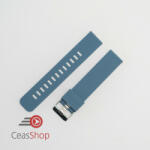  Curea silicon bleu, telescop QR, 20mm -400520 - ceas-shop