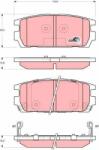 QWP set placute frana, frana disc QWP WBP925 (WBP925)