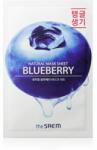  The Saem Natural Mask Sheet Blueberry arcmaszk revitalizáló hatással 21 ml