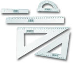  Vonalzó műanyag 60 fokos 22 cm