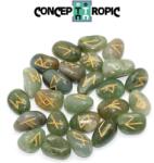 Rune din Aventurin - Set 25 Piese - 15-24 x 12-20 mm