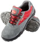 LAHTI PRO Pantof Piele-intoarsa-tesut / Gri-rosu (s1psrc) - 47 (l3042447) - global-tools