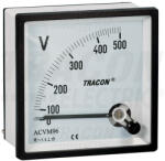 TRACON ACVM72-120, Analóg váltakozó áramú voltmérő 72×72mm, 120V AC (ACVM72-120)