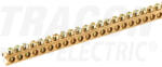 TRACON TNFS10, Rézsín (N/PE) 1m max. 63A, 230/400VAC, 1m W×H=6.3×10mm, d=4.3mm, 166pol (TNFS10)