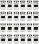 vidaXL Borcane de depozitare cu etichetă, 24 buc. , 300 ml (50856)