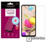 MyScreen CRYSTAL BacteriaFREE képernyővédő fólia - CRYSTAL - 1db, törlőkendővel, antibakteriális, A képernyő sík részét védi! - LG K62 (LMK525) / LG K52 (LMK520) / LG K42 (LM-K420HM) (M5197CCBF)