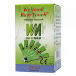 Wellmed Easytouch vércukor tesztcsík 25 db - kalmia