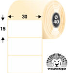 Tezeko 30 mm * 15 mm, öntapadós papír etikett címke (4000 címke/tekercs) (P0300001500-002)