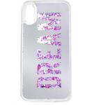 Pami Accessories Carcasa iPhone X/XS Pami Liquid Glitter Dream Silver