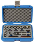 Laser Tools LAS-6219 3/8"-os csavarkiszedő készlet sérült fejű csavarokhoz és anyákhoz, 20 részes (LAS-6219) - praktikuskft