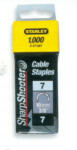 STANLEY Kábeltűző Kapocs 12mm 1000db - Stanley 1-ct108t (3840664)