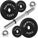 MOVIT MOVIT® Egykezes súlyzó 10 kg öntöttvas (20040814) - kokiskashop