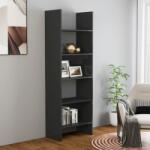 vidaXL Bibliotecă, gri extralucios, 60x35x180 cm, PAL (803415) Biblioteca