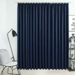 vidaXL Draperie opacă, albastru, 290 x 245 cm, cu cârlige (134457)