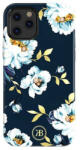Kingxbar Blossom telefontok díszített eredeti Swarovski kristályokkal iPhone 12 mini többszínű (Gardenia)