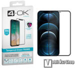 Blautel APPLE iPhone 12, iPhone 12 Pro, 4-OK üvegfólia, Full cover, Full glue, Fekete (PRF261)
