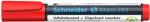 Schneider Marker SCHNEIDER Maxx 293, pentru tabla de scris+flipchart, varf tesit 2-5mm - rosu (S-129302) - birotica-asp