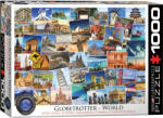 EUROGRAPHICS Puzzle Eurographics din 1000 de piese - Colectia Globetrotter: lumea (EG60000751) Puzzle