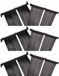 vidaXL Panou încălzitor solar pentru piscină, 6 buc. , 80x620 cm (3079660)