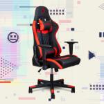 Warrior Chairs gamer szék fekete-piros (EXTRA-3)