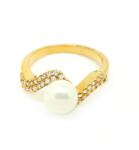 Pami Accessories Inel placat cu aur Jacqueline, 17.2 mm, IC-50, Auriu