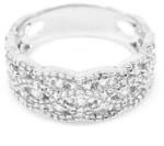 Pami Accessories Inel placat cu aur alb Alicia, 18.5 mm, IC-120, Argintiu